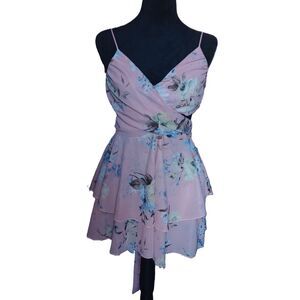 Lucy in the Sky, Los Angeles Women's Size Medium Pink Floral Mini Dress